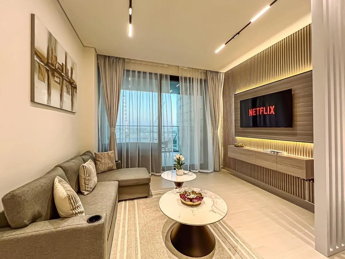 Appartement Modern Canal-View Studio Dubaï Émirats arabes unis