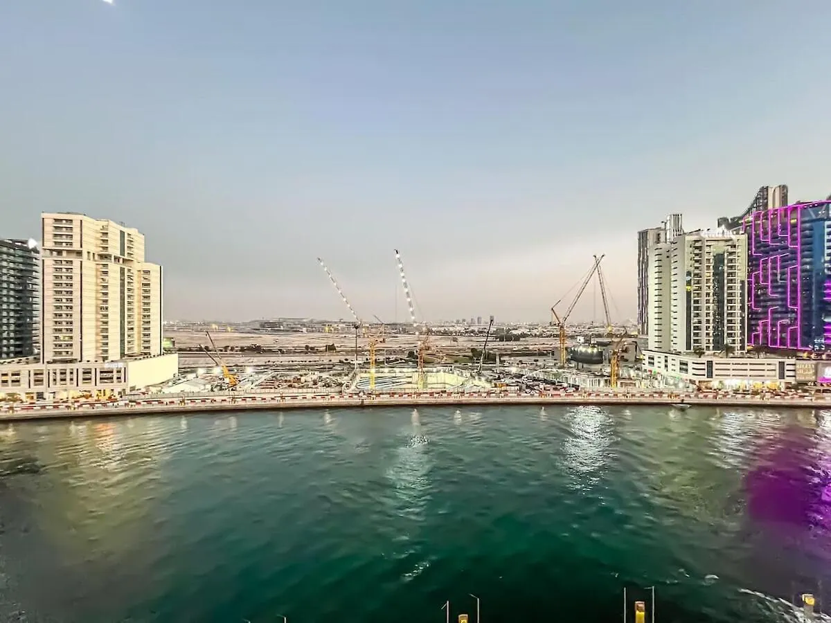 Appartement Modern Canal-View Studio Dubaï Émirats arabes unis